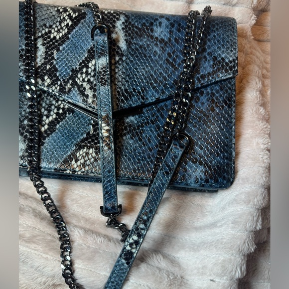 Ted Baker Enaaria Snake Print Leather Crossbody Bag NEW CONDITION - Picture 4 of 11